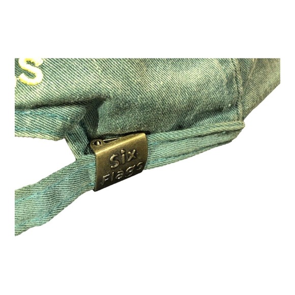 Six Flags The Need For Speed Vintage 1996 Theme Park Baseball Cap Hat StrapBack - Picture 7 of 11